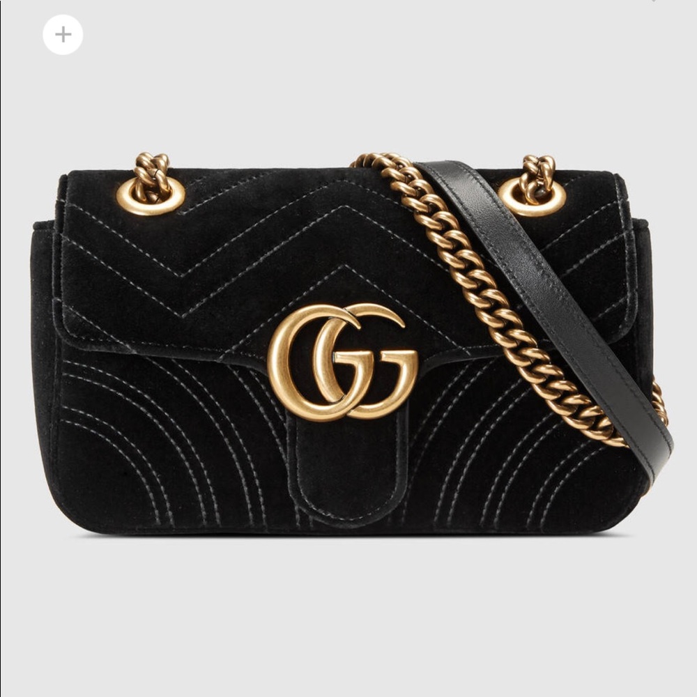 🚫 SOLD - Gucci GG Marmont Velvet Mini Bag